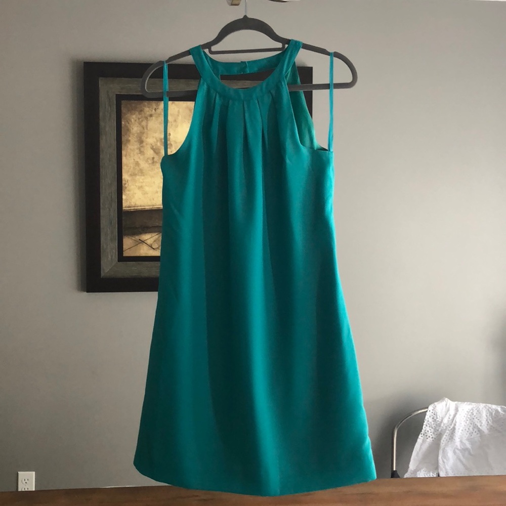 Turq green formal mini dress!